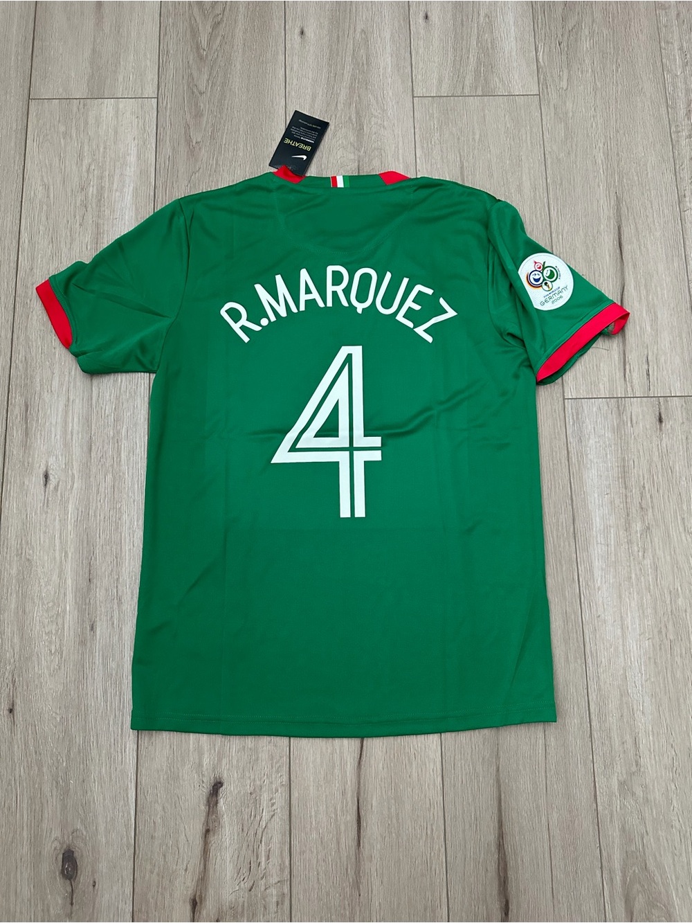 Rafa Marquez Mexico 2006 Green Retro Jersey Men